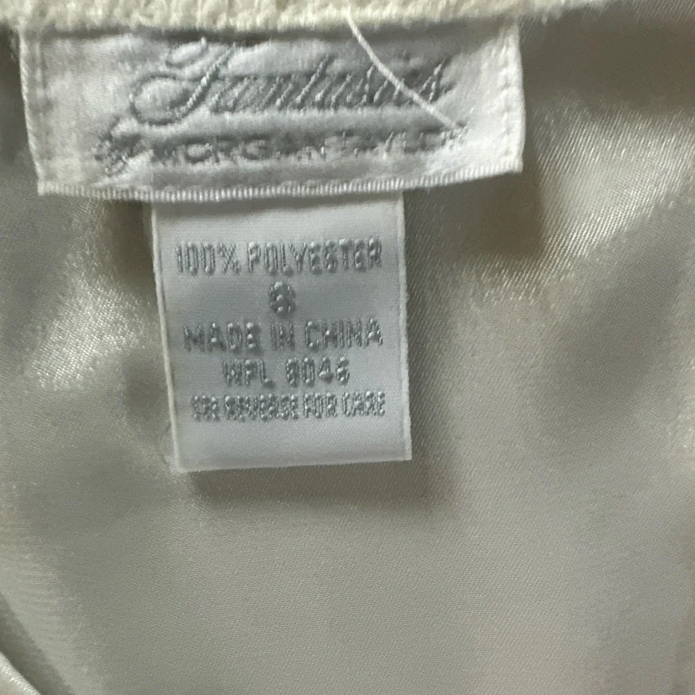 2 NWT Morgan‎ Taylor Intimates Womens Layered Nightgown Collared Ivory Small